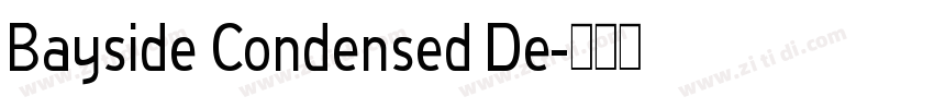 Bayside Condensed De字体转换